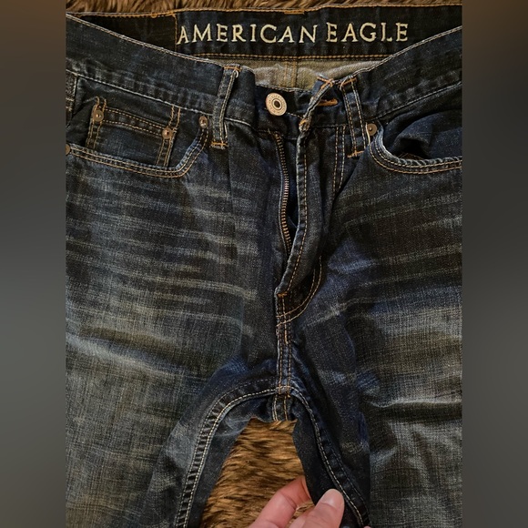 American Eagle Men’s Jeans Size 29/30 Low Rise Bootcut - Picture 4 of 5